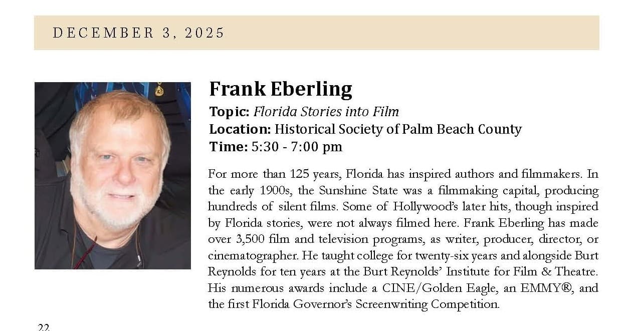 History Talks at Palm Beach County Courthouse