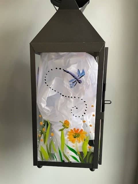 Summer Lantern Painting Workshop at parkwoodestate in Oshawa — Glass Lantern Class photo 2