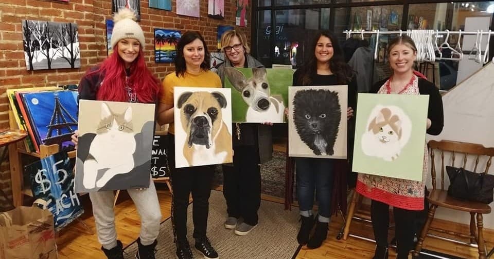 Paint Your Pet Night in Bloomington, Illinois