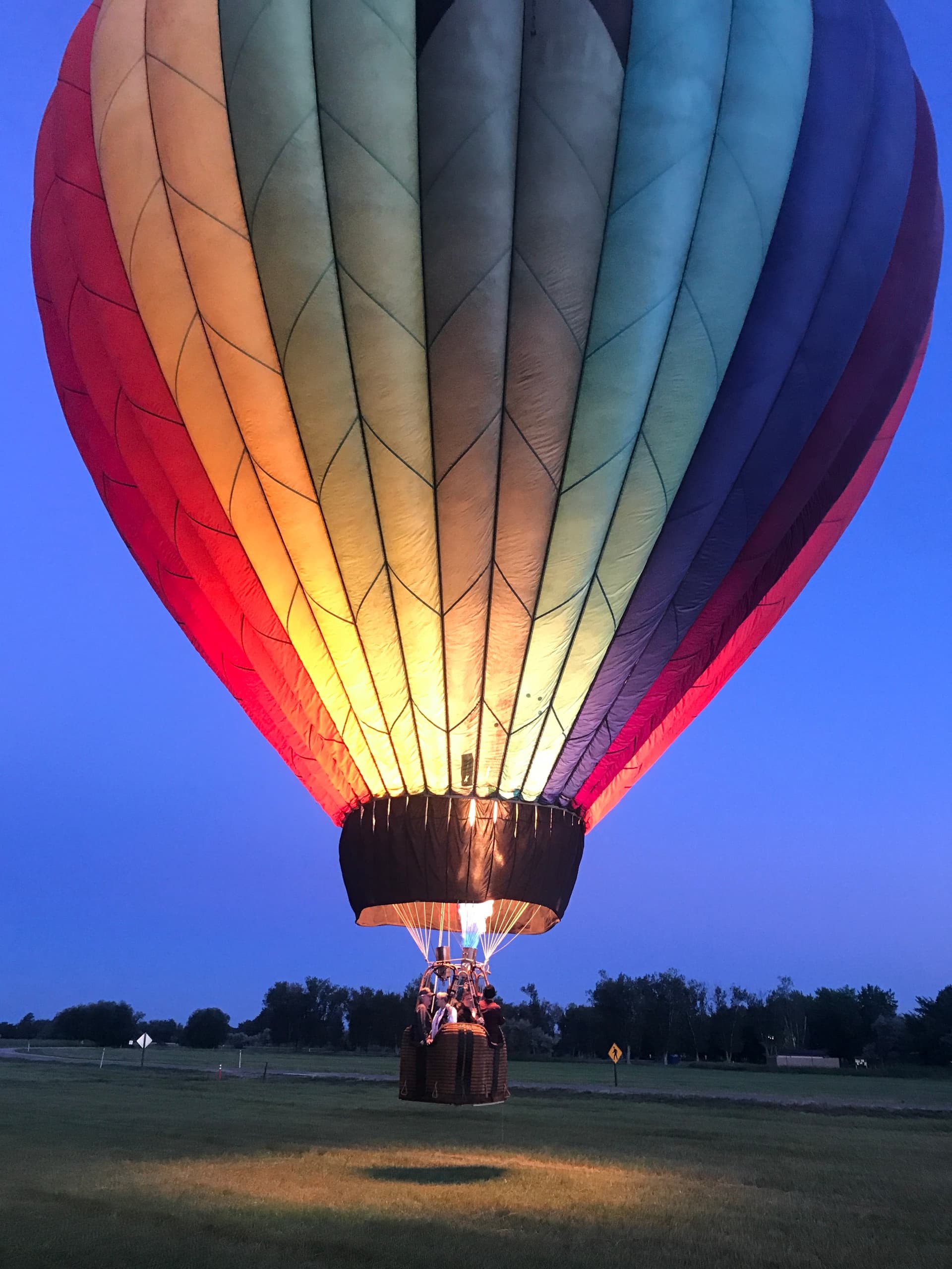 Predawn Hot-Air Balloon Flight Over Eagle, Idaho: Sunrise from the Sky photo 2