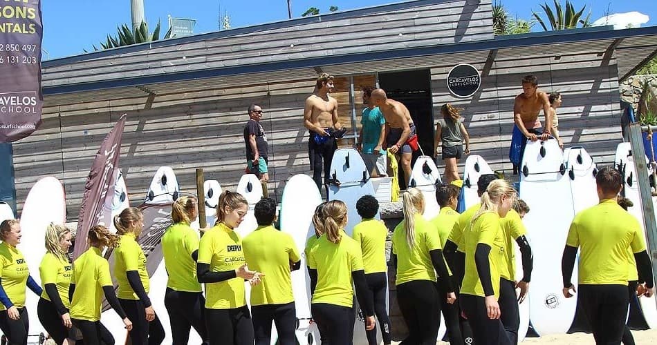Surf Lessons at Carcavelos Surf School, Lisbon Coast