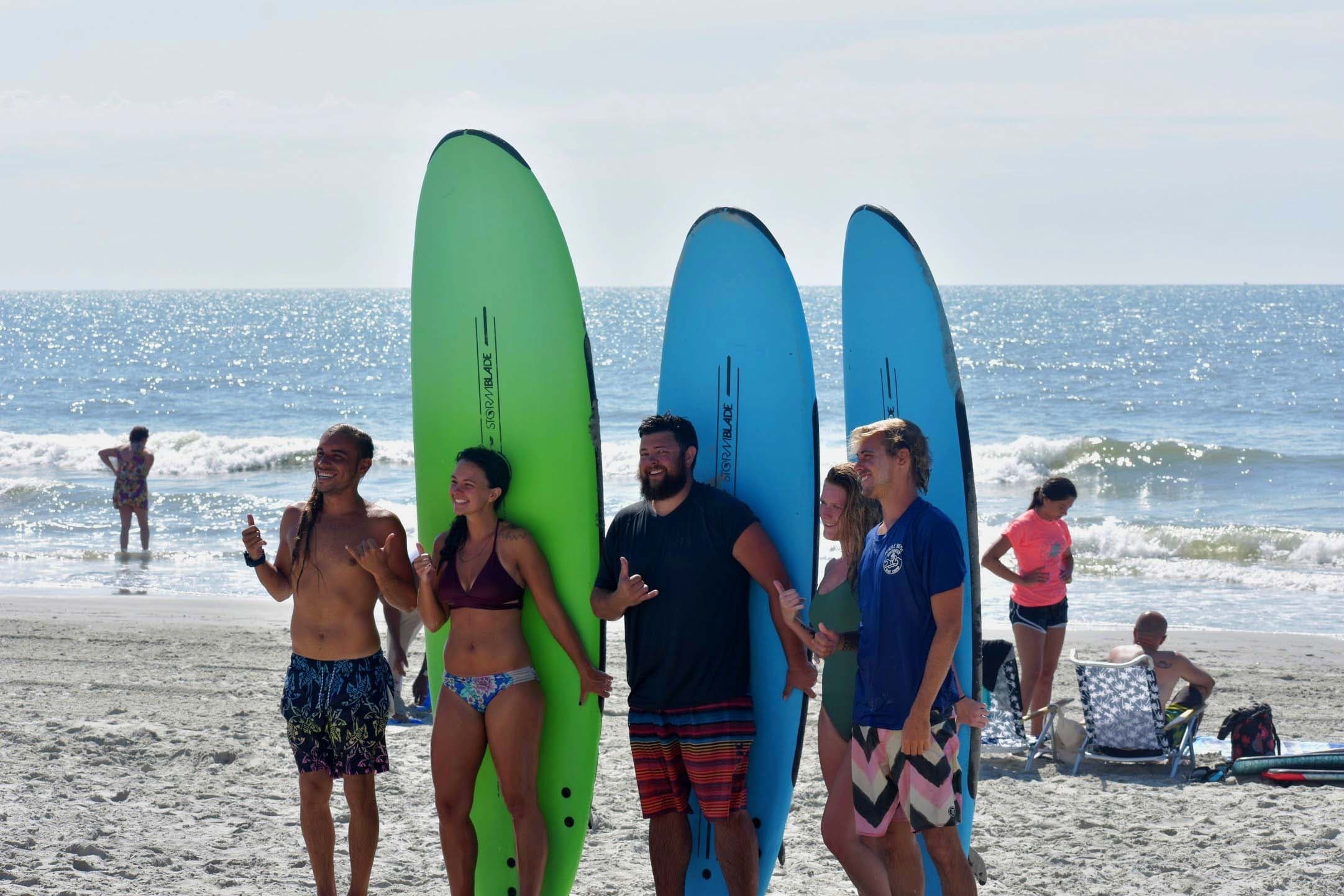 Towers on the Grove Surf Lessons in North Myrtle Beach