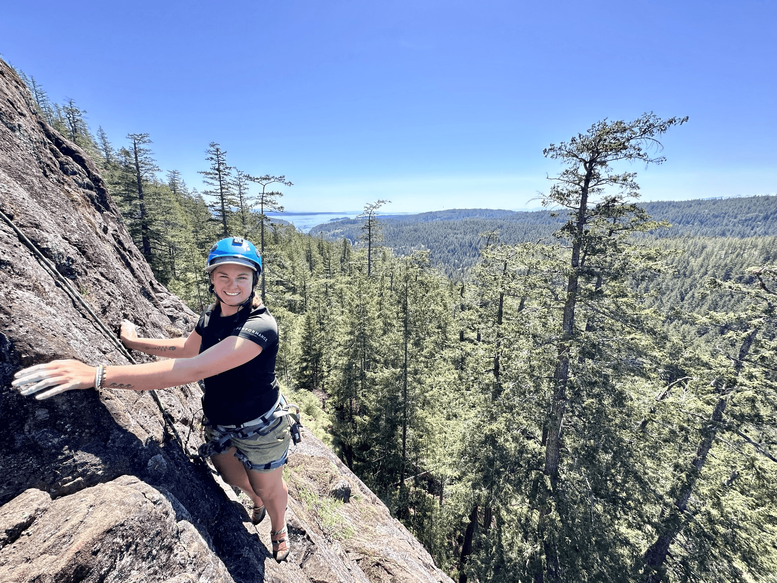 Outdoor Rock Climbing Basics for Women in Nanaimo