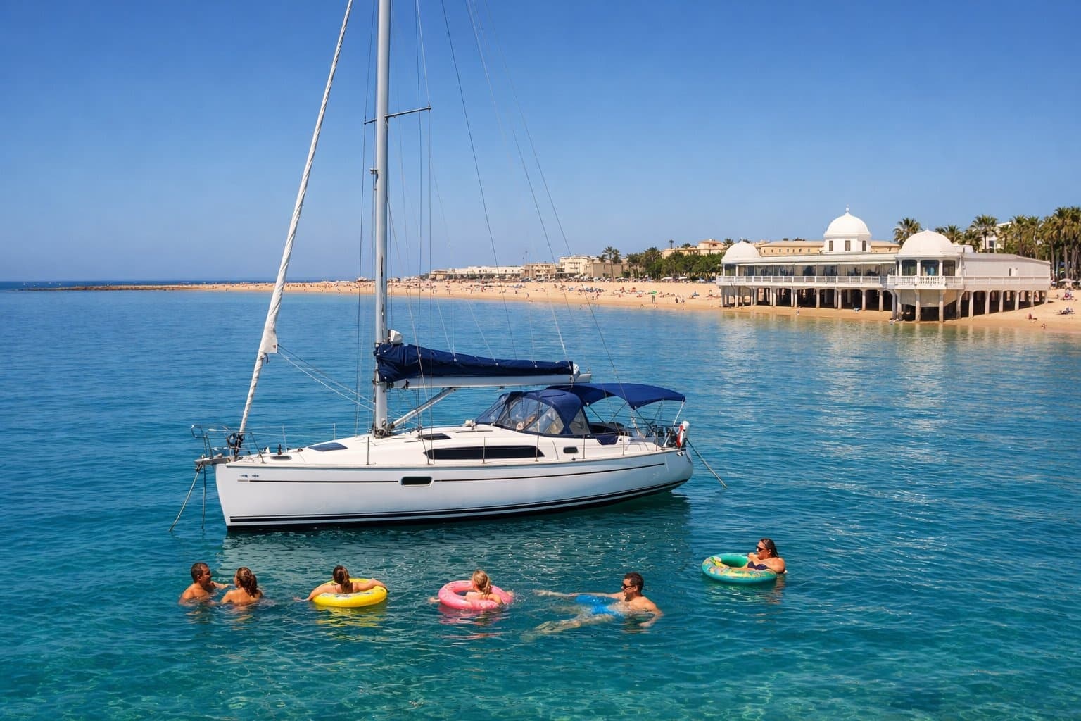 Private Sailing Along the Playas de Cádiz: 4-Hour Coastal Cruise