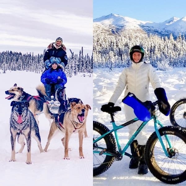Anchorage Fat-Bike & Willow Dog Sled: Paws & Pedals Sunrise-to-Sunset Adventure