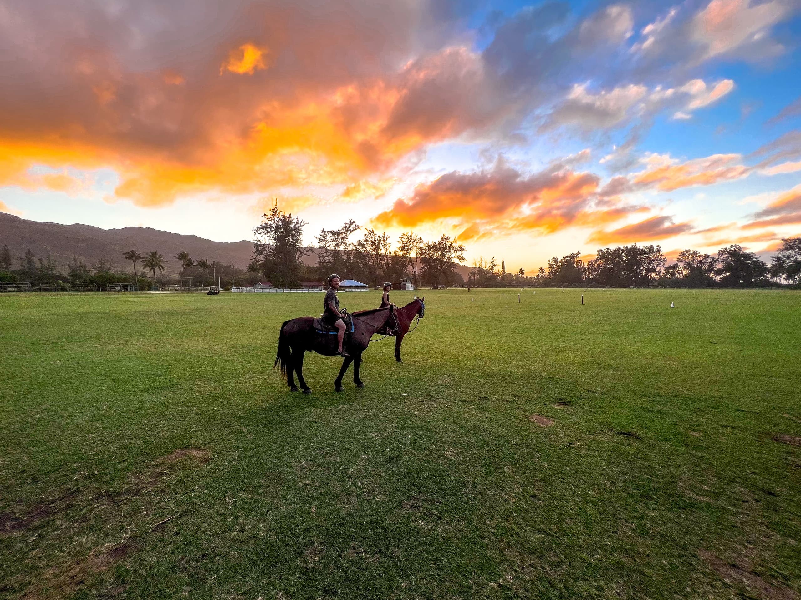 Sunset Private Ride with Hawaii Polo Trail Rides