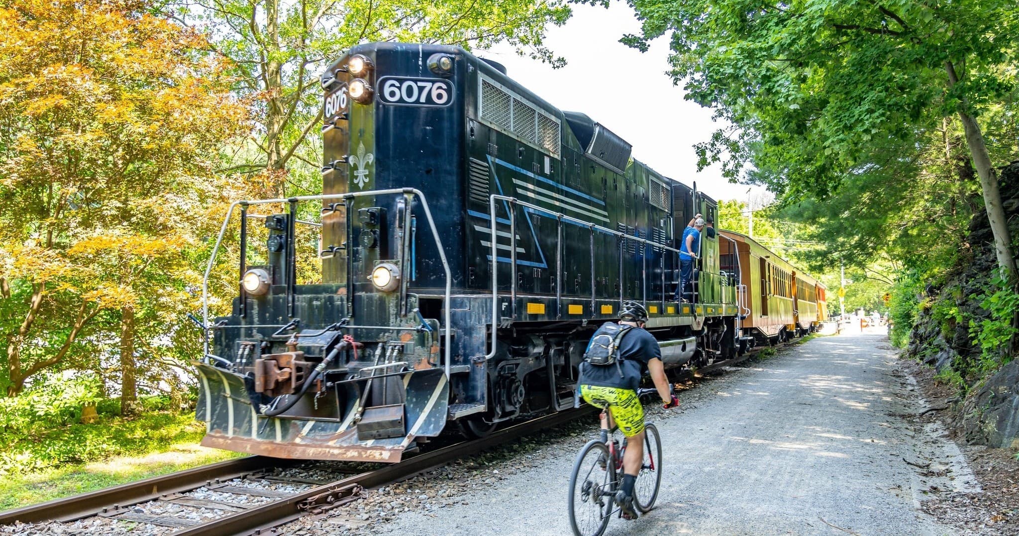 Bike Aboard Adventure from New Freedom to Brillhart, PA