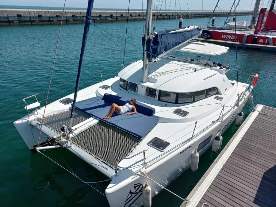 Coastline Comfort: Sail Lisbon’s Tagus on the Magano Catamaran