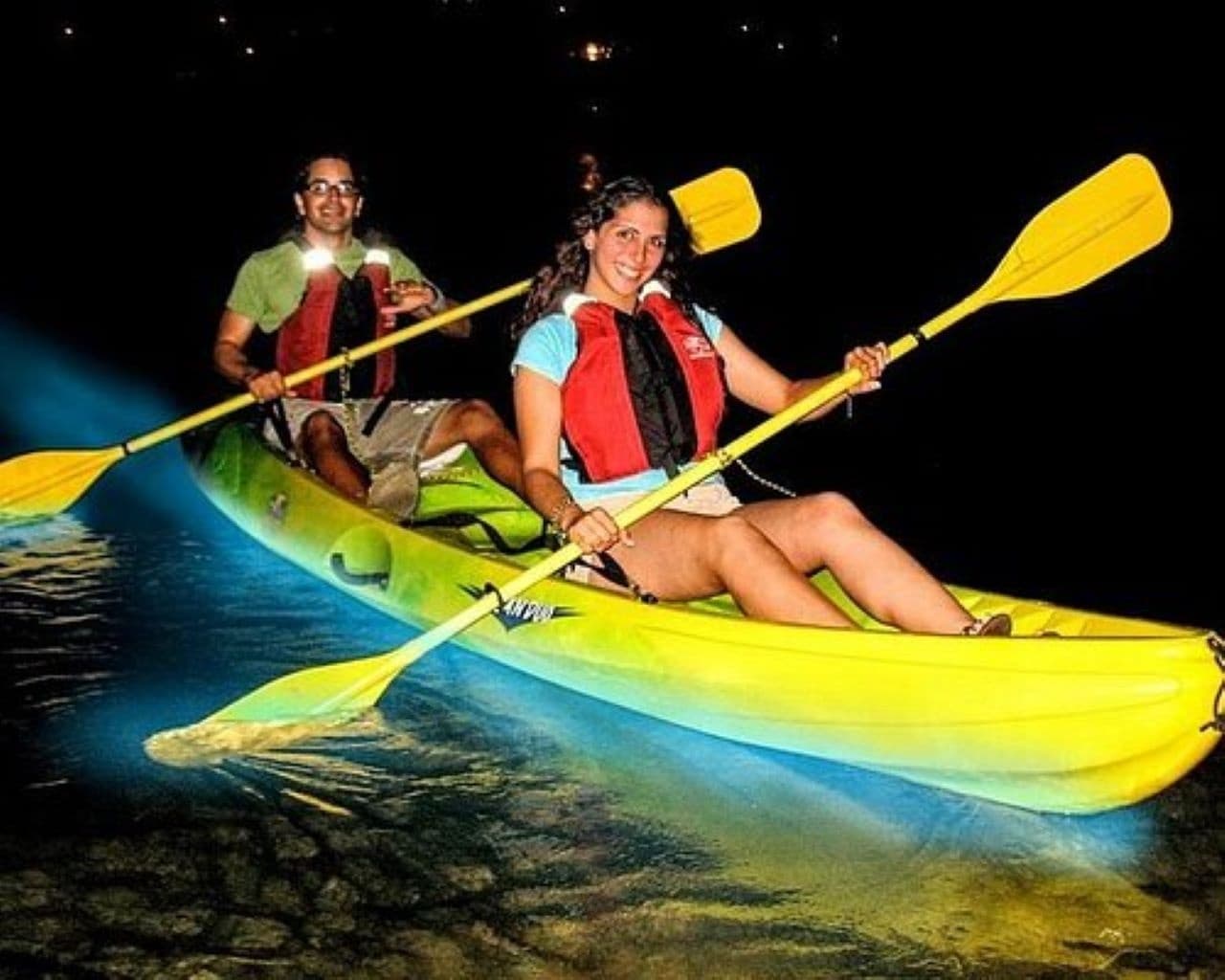 Illuminated Night Kayaking at Elysian Resort, San Jose
