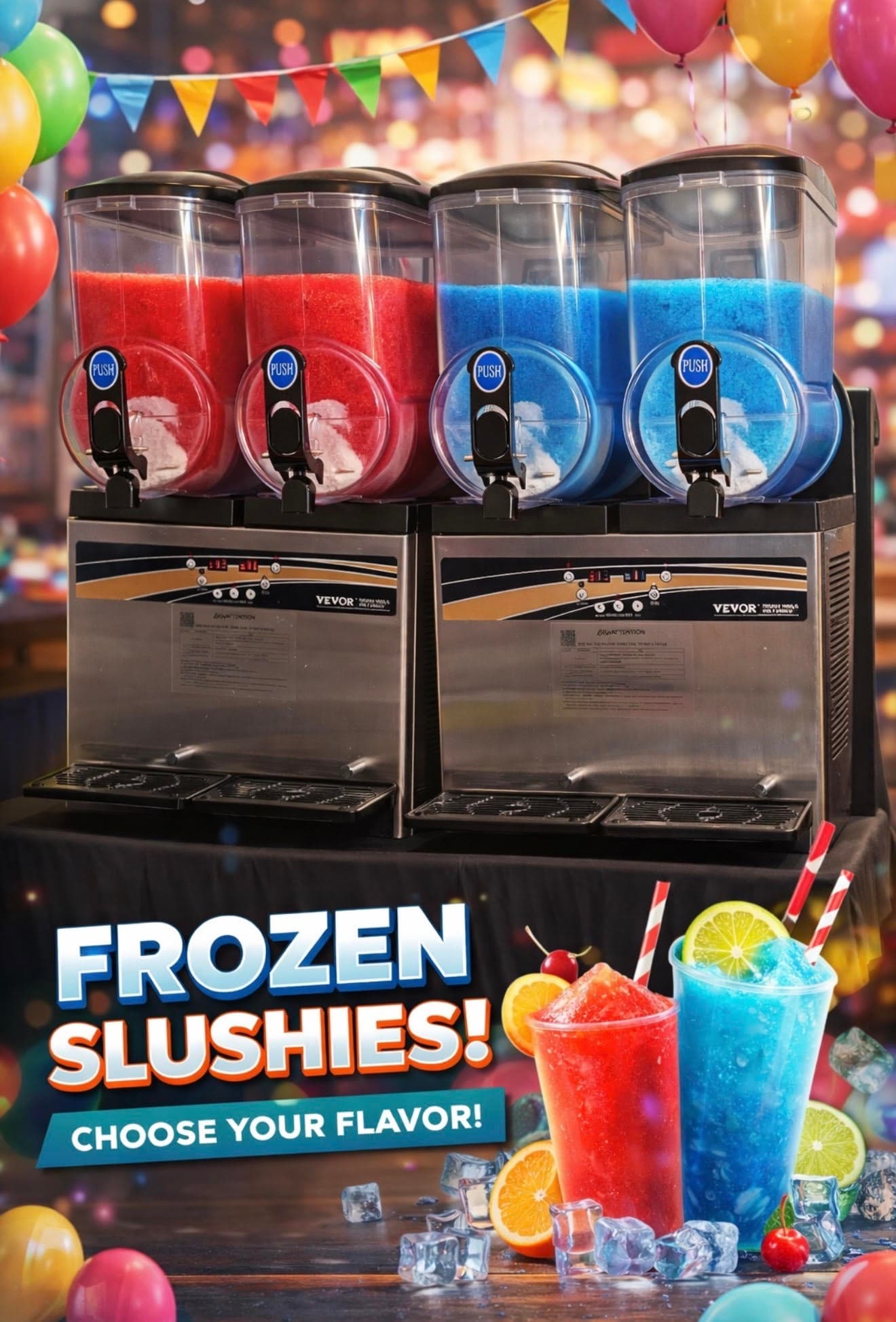 JoJoFun Slushy Machine Parties in Toronto: Cool Kids’ Entertainment & Balloon Decor