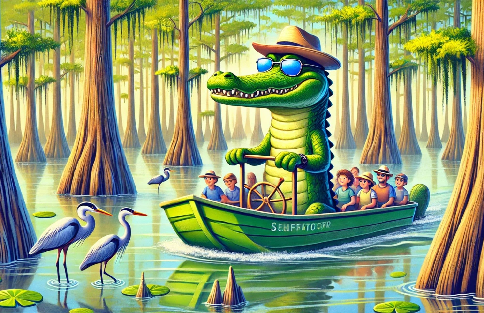 Water-Activities: BTB Swamp Taxi - Scenic Bayou Adventure
