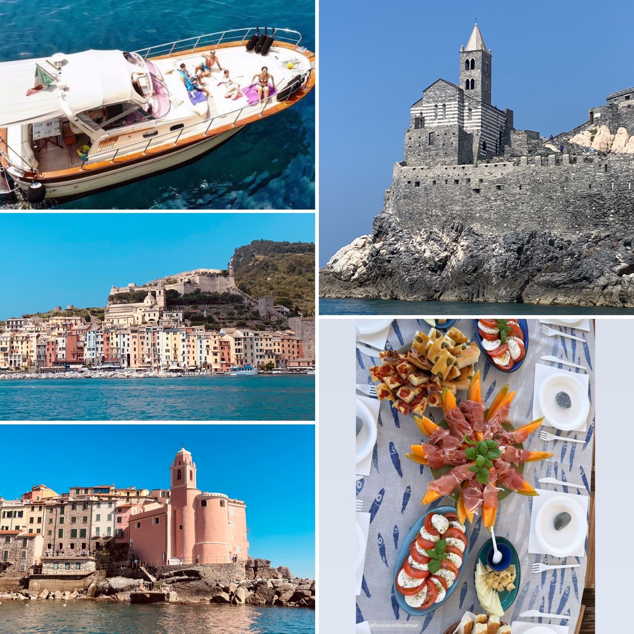 Private Boat Tours in La Spezia – 5 TERRE FISH AND CHILL SRL