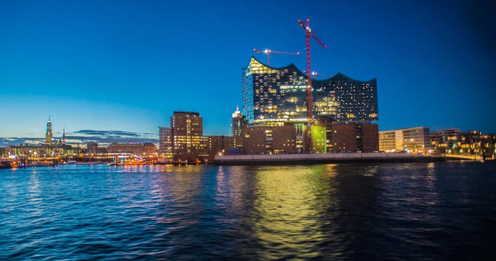 Water Activities: Hamburg Illuminated Boat Tour by Maritime Circle Line