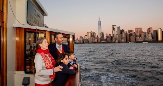 Statue & Skyline Holiday Cocoa Cruise by Classic Harbor Line in NYC