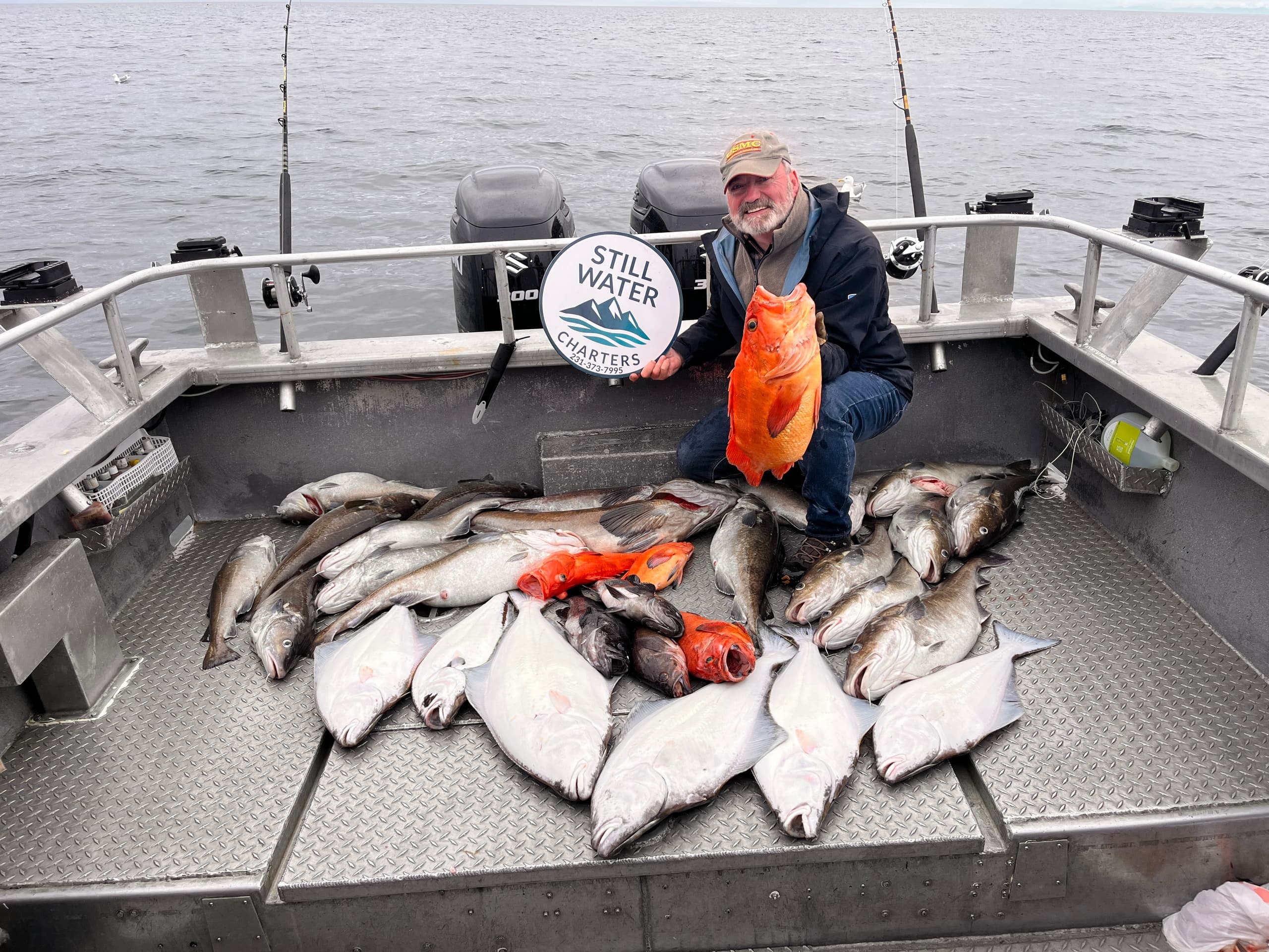 Full-Day 2-Species Combo: Homer Halibut & Salmon Charter