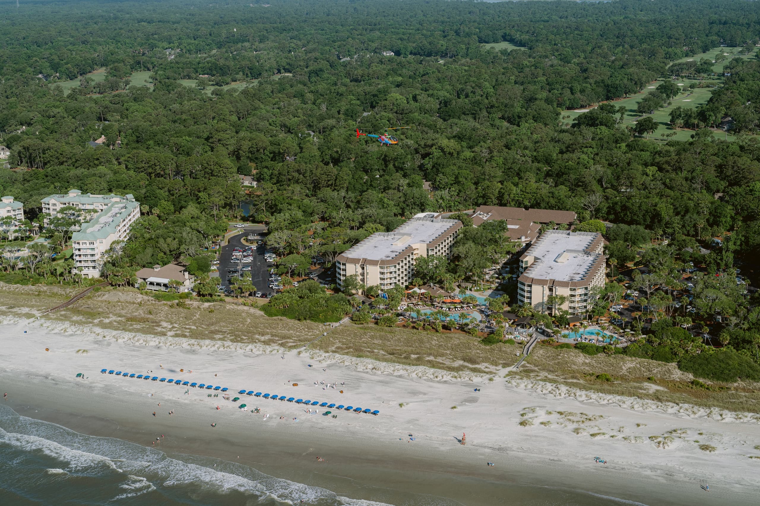 Hilton Head Beach Cruiser Tour by Hilton Head Helicopter Tours