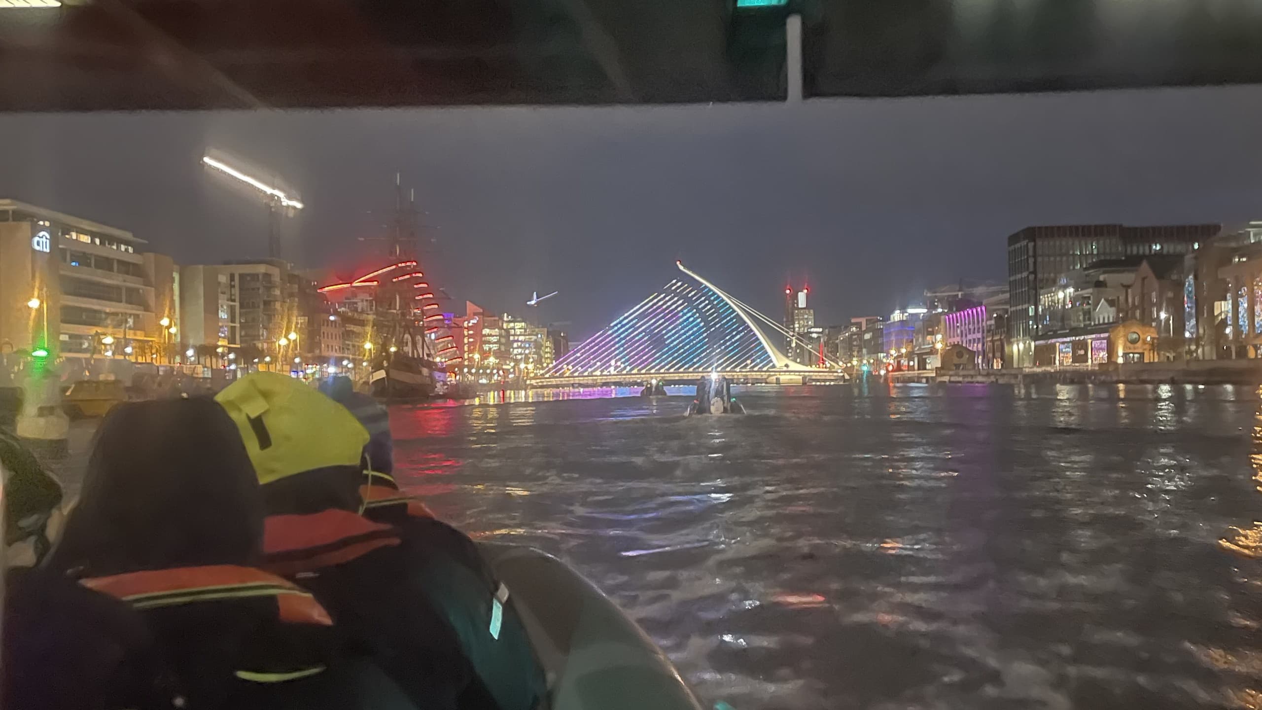 Winter Light RIB Rides with Dublin Boat Tour