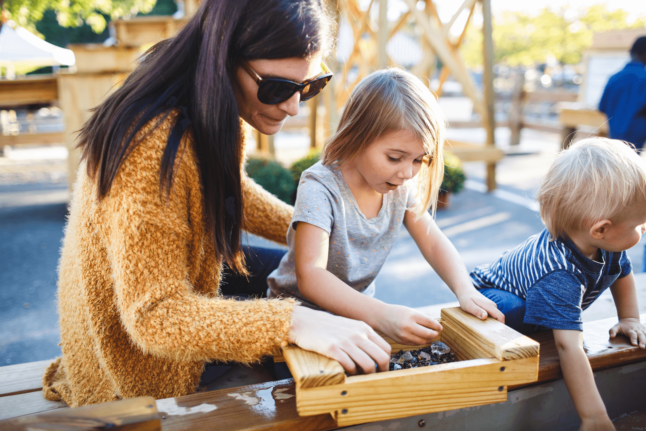 Gem Mining Adventure in Medford, NJ at Johnson's Corner Farm