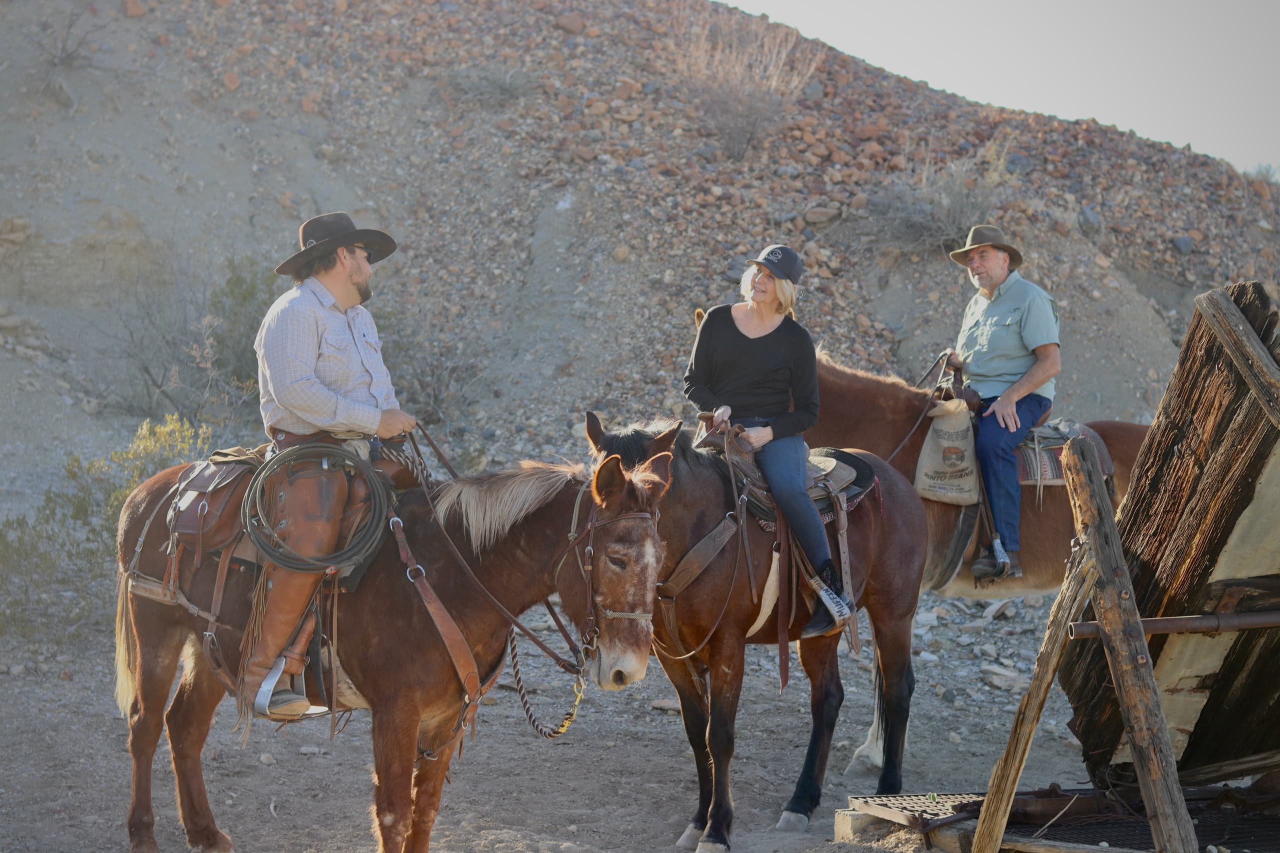 Big Bend Stables Morning 2HR Old Mine Tour in Terlingua
