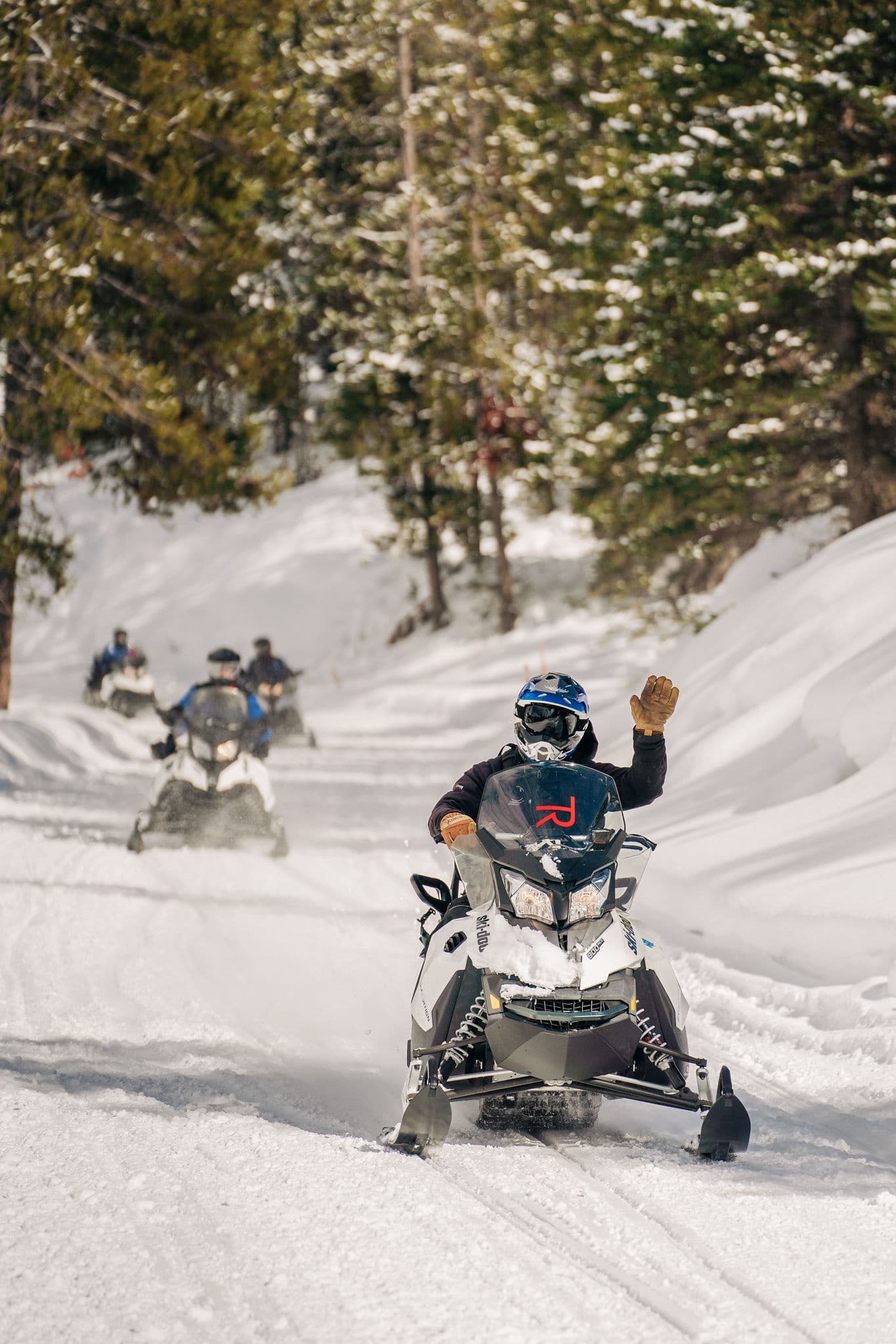Guided Snowmobile Tours at Turpin Meadow Ranch, Moran WY