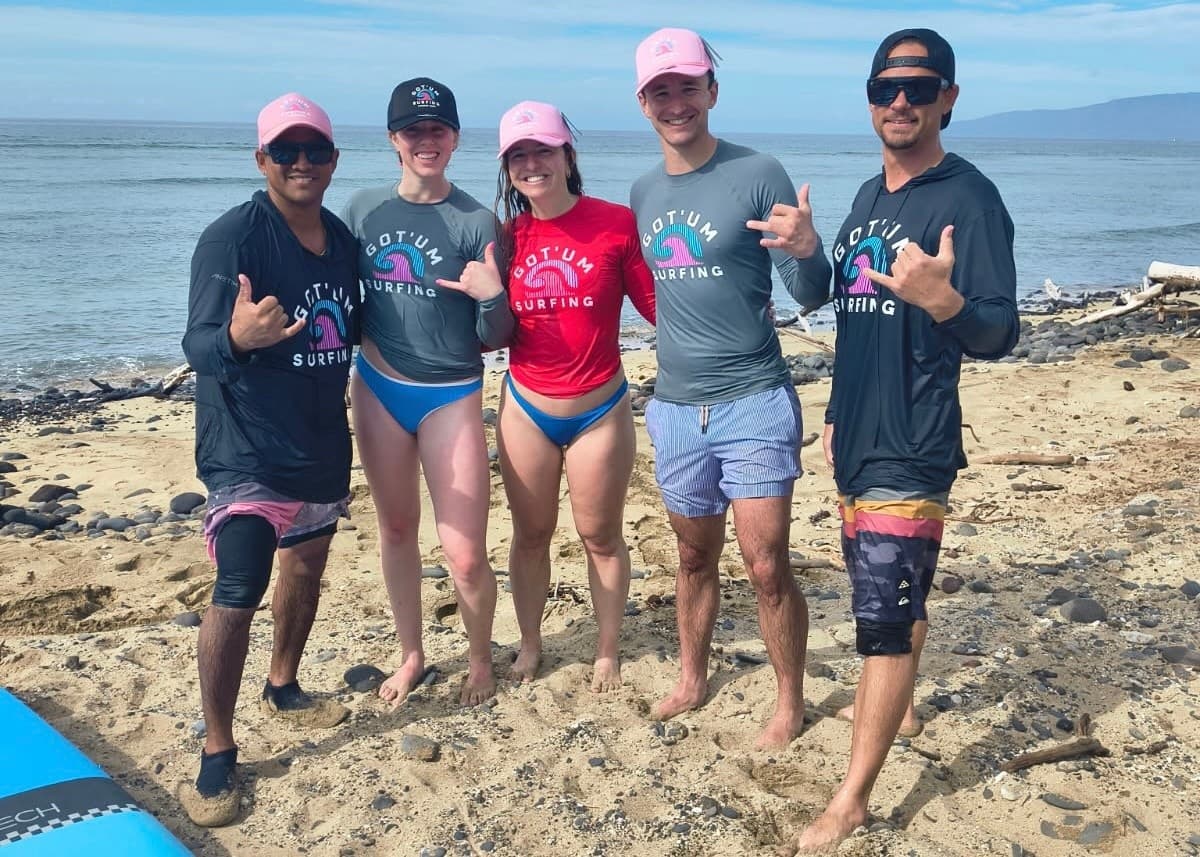 Semi-Private Surf Lessons in Lahaina: Learn to Ride Maui's Gentle Waves