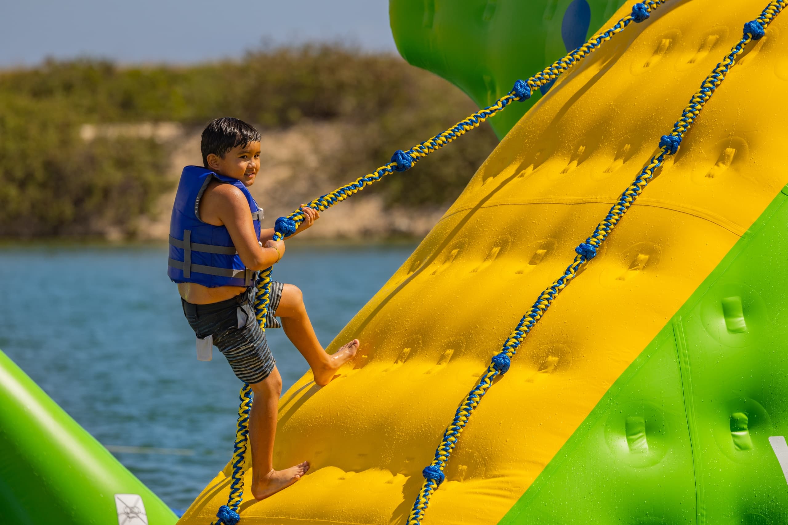 Wai Kai Lagoon Adventure: AquaVenture + AquaPeakz Floating Obstacle Course in Ewa Beach photo 2