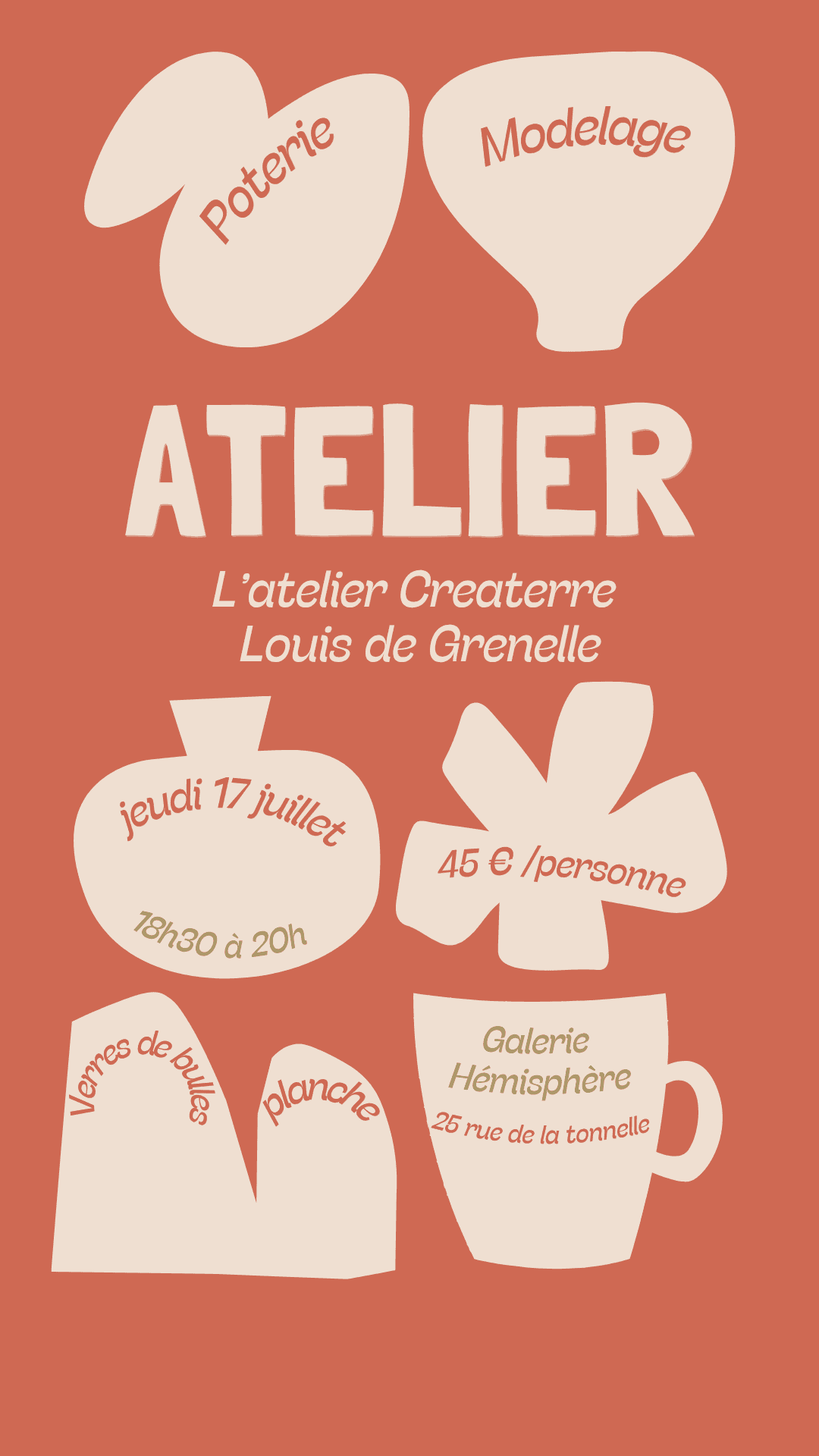 Outdoor Clay Workshop & Tasting at Maison Louis de Grenelle