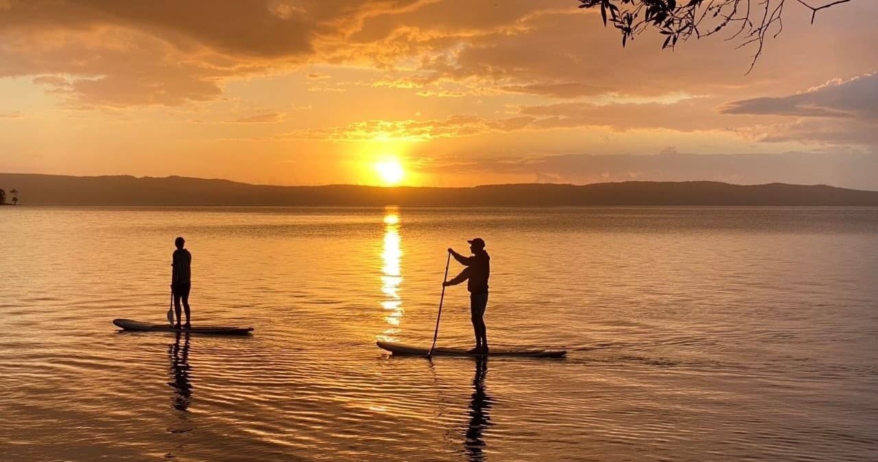 Stand-Up Paddleboarding at Noosa River Eco Adventures