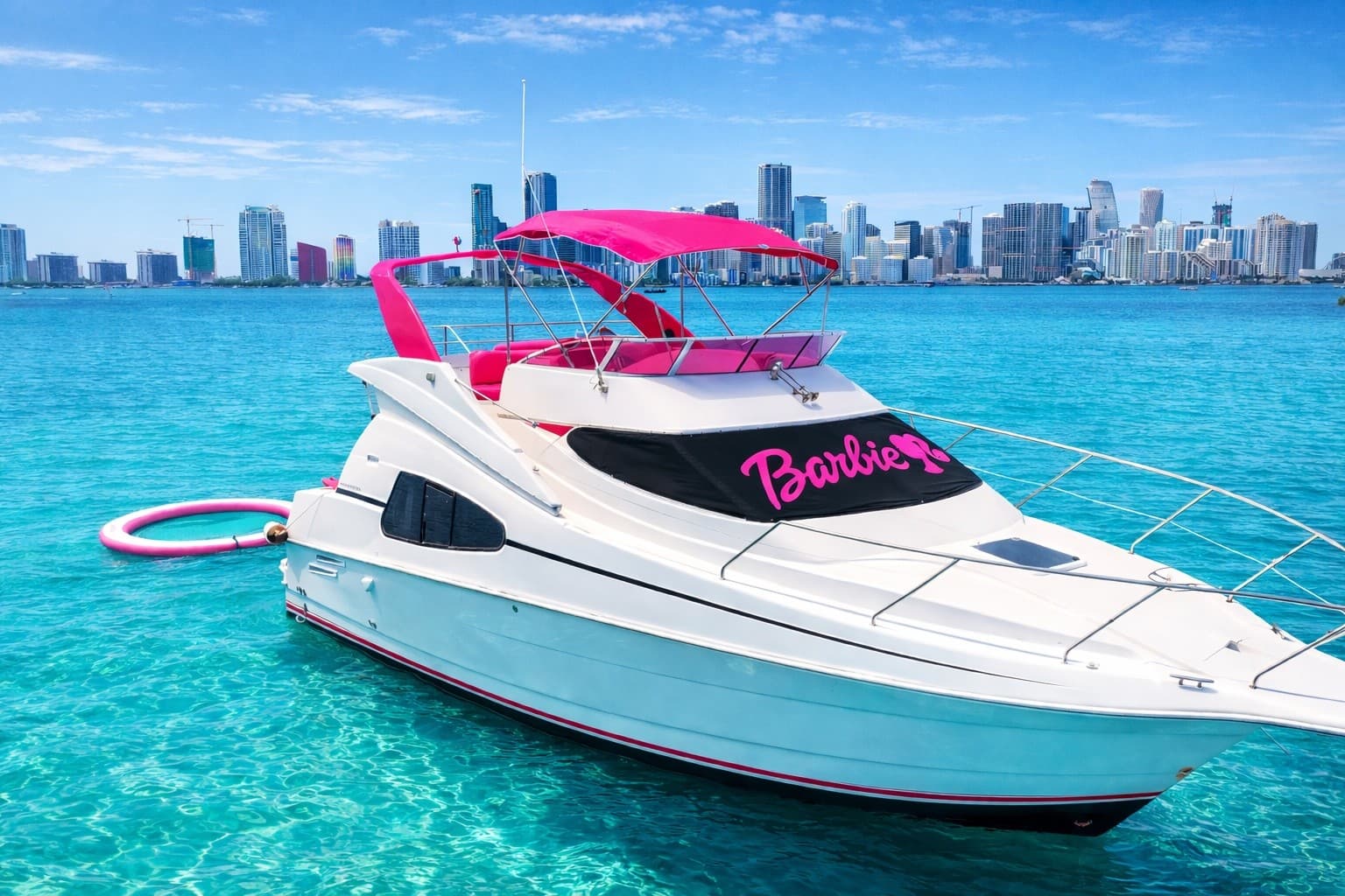 Pop the Champagne: Private Luxury Yacht Charter on the Miami River photo 3