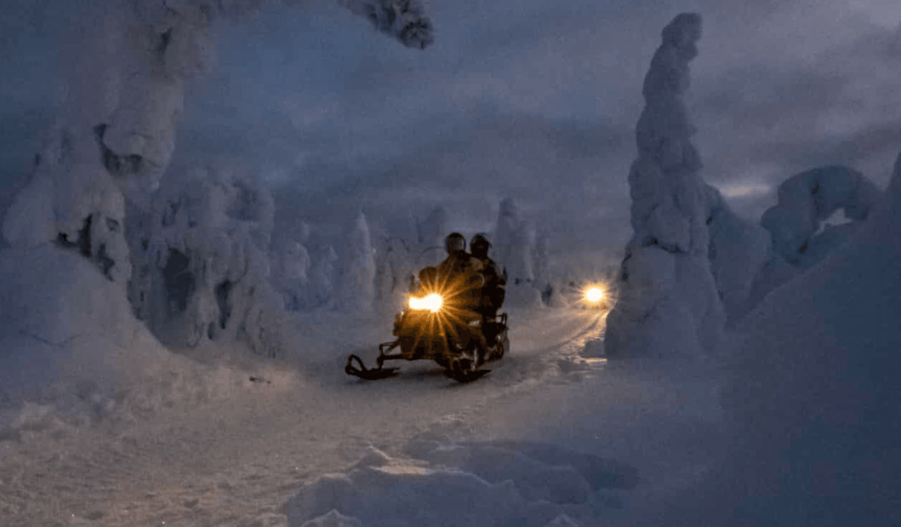 Full-Day Snowmobile Safari in Iso-Syöte: Arctic Fell Ride & Campfire Lunch photo 1