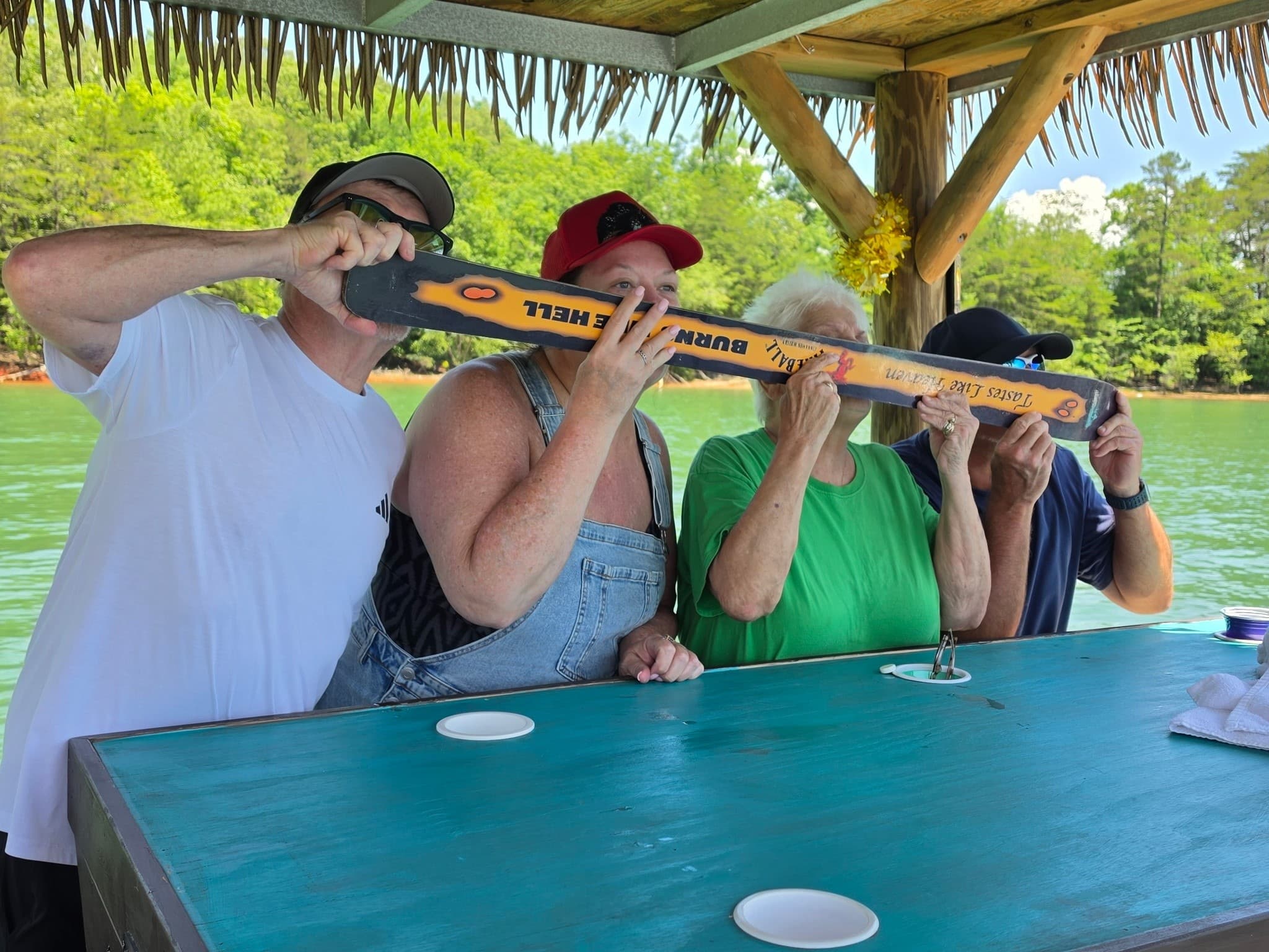 Private Tiki Boat Charter on Lake Chatuge: Hayesville's Floating Party Experience photo 3