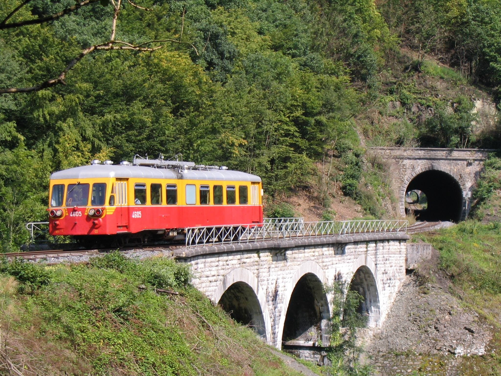 Historic Train Touressive by Chemin de Fer du Bocq in Bocq Valley