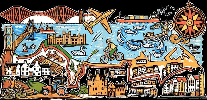 Land Adventures: Coasting to Cramond Bike Tour with Edinburgh Bike Tours
