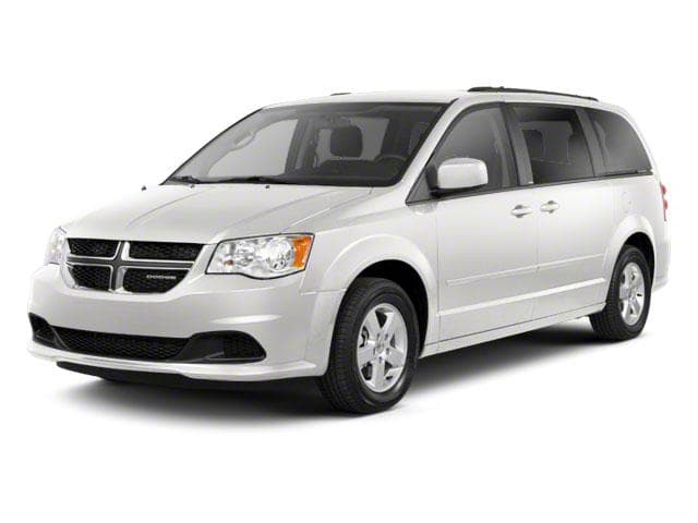 White minivan rental vehicle studio shot for family road trips