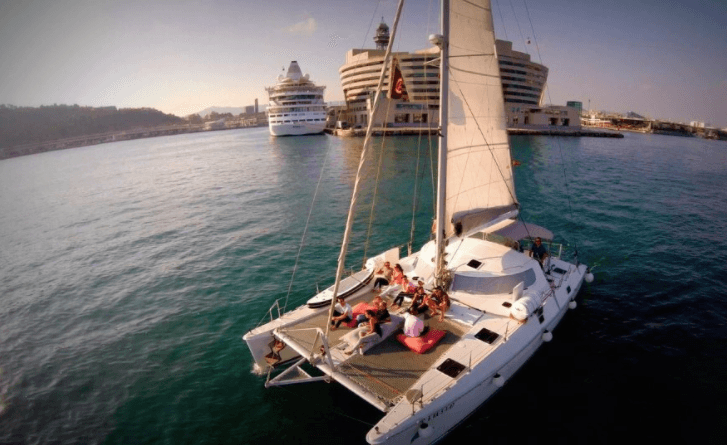 Private Premium Catamaran in Barcelona: 3-Hour Mediterranean Cruise from Moll de Mestral