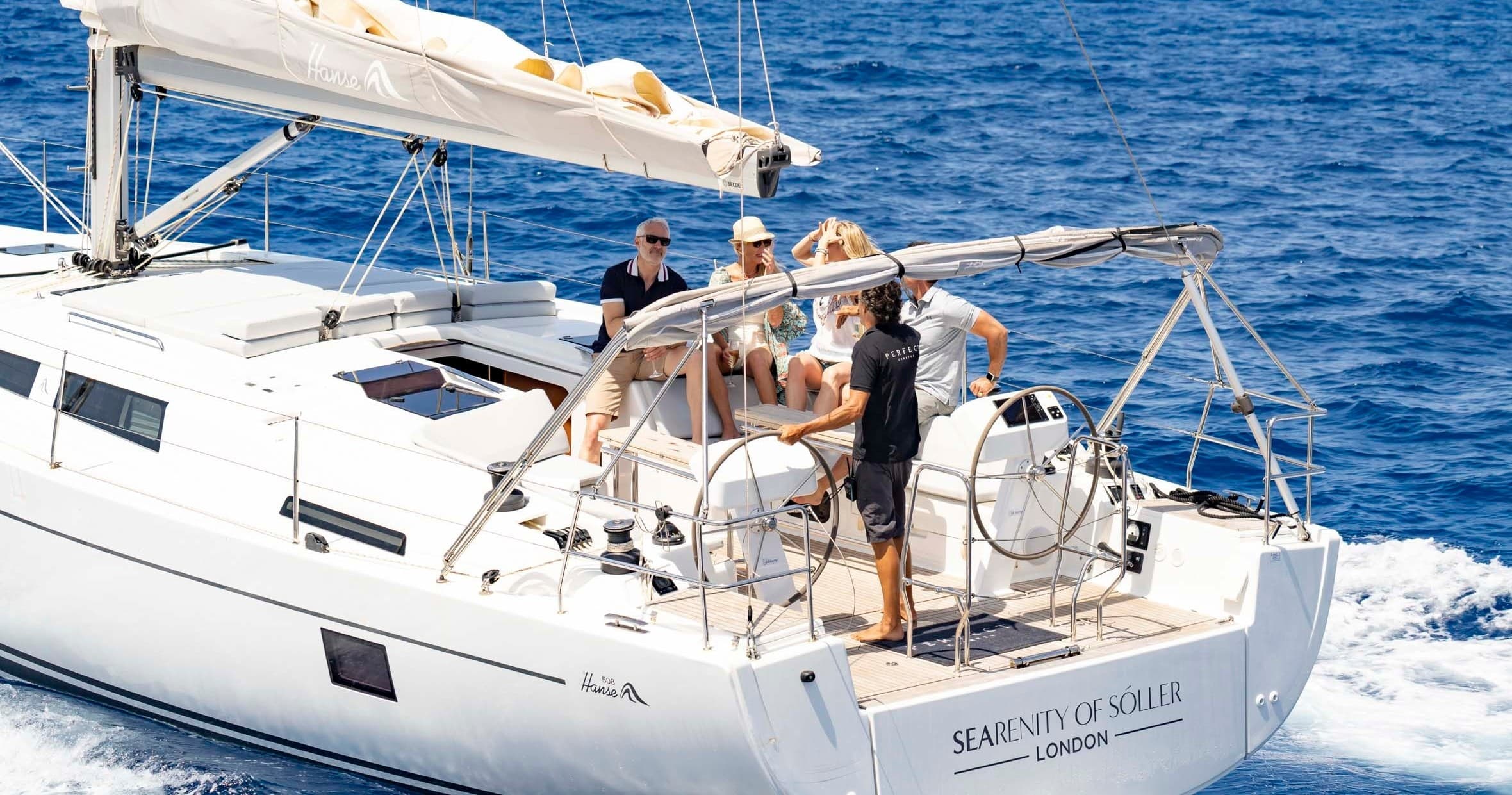 Luxury Yacht Searenity with Perfect Charter in Mallorca