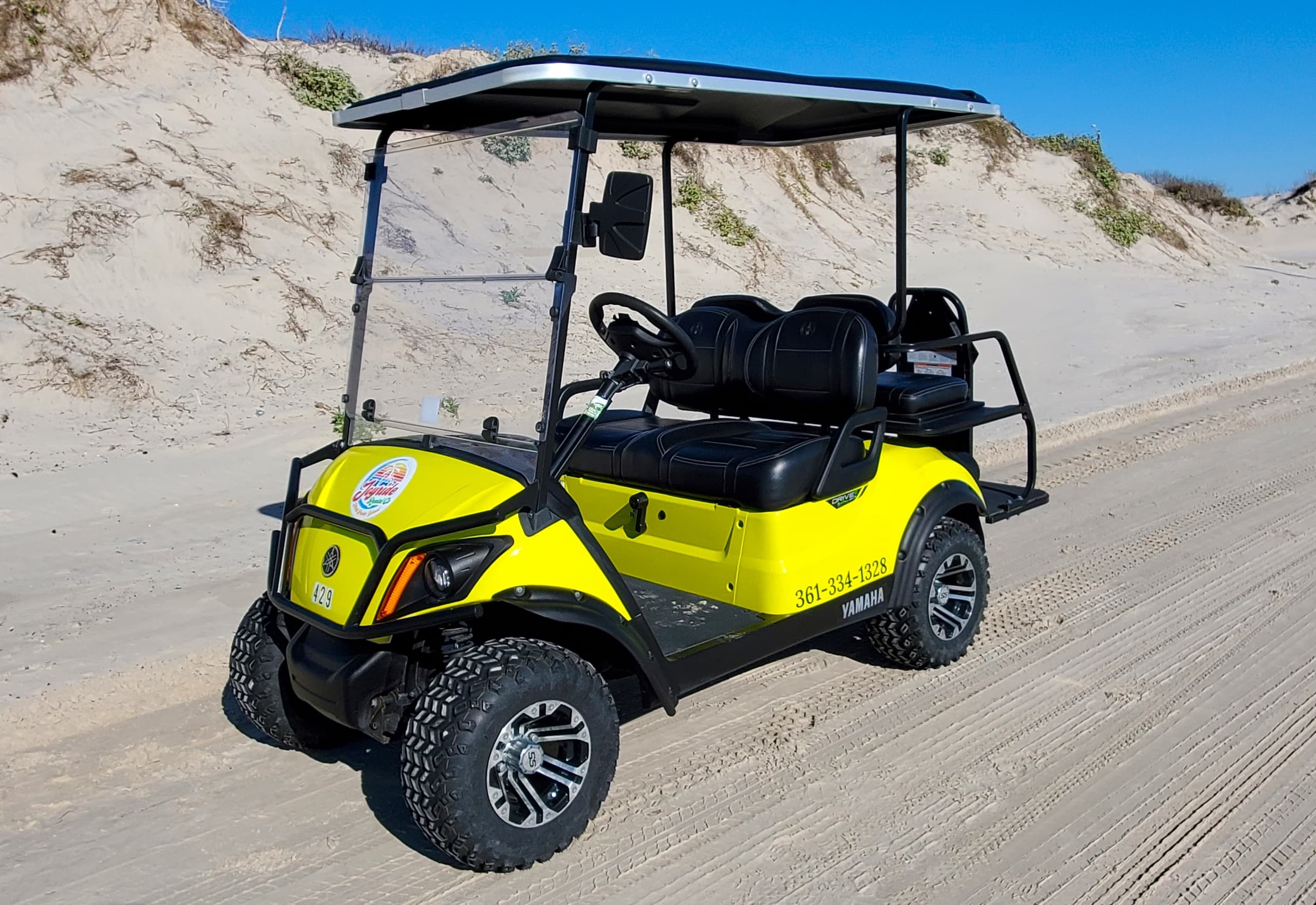 Explore Corpus Christi Coast in a 4-Passenger Golf Cart