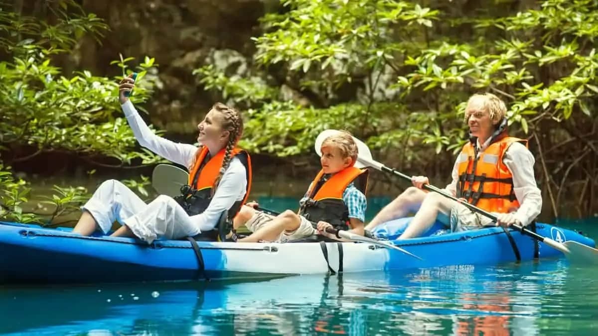 3 Person Kayak Adventures with DFW Surf in Little Elm