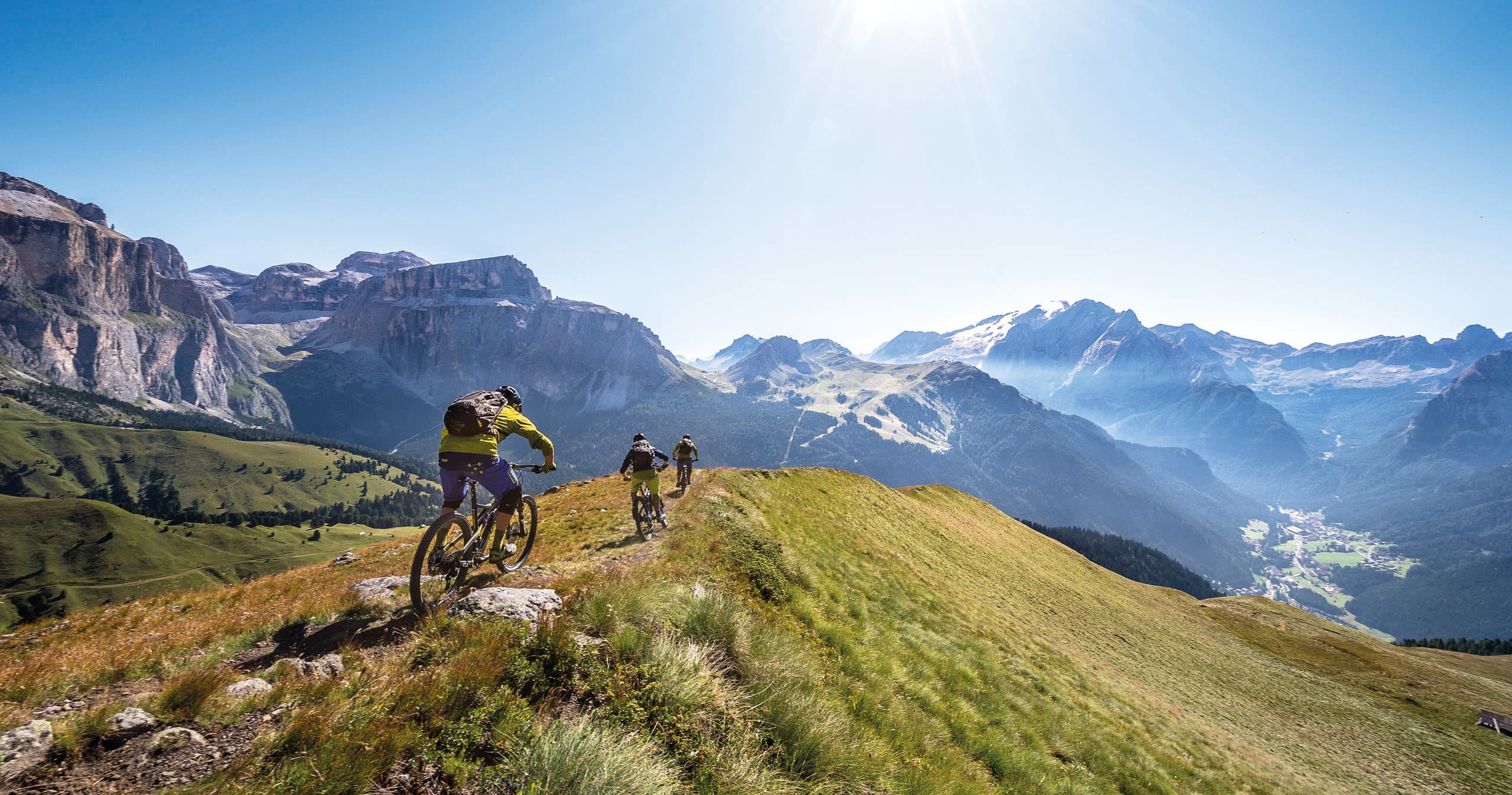 Mountain Biking Adventure at Canazei Belvedere & Col Rodella
