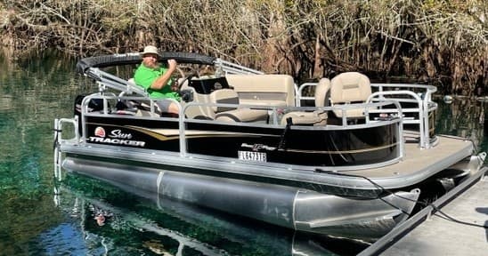 Suwannee River Pontoon Boat Rental in Old Town, Florida