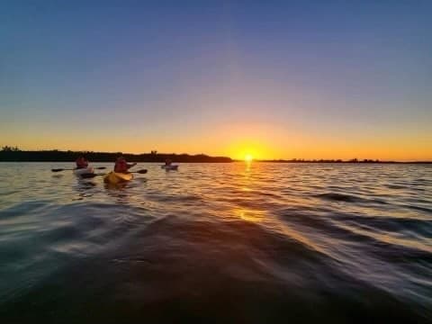 Full Moon Guided Kayak Excursion on Indian River Lagoon Near Vero Beach