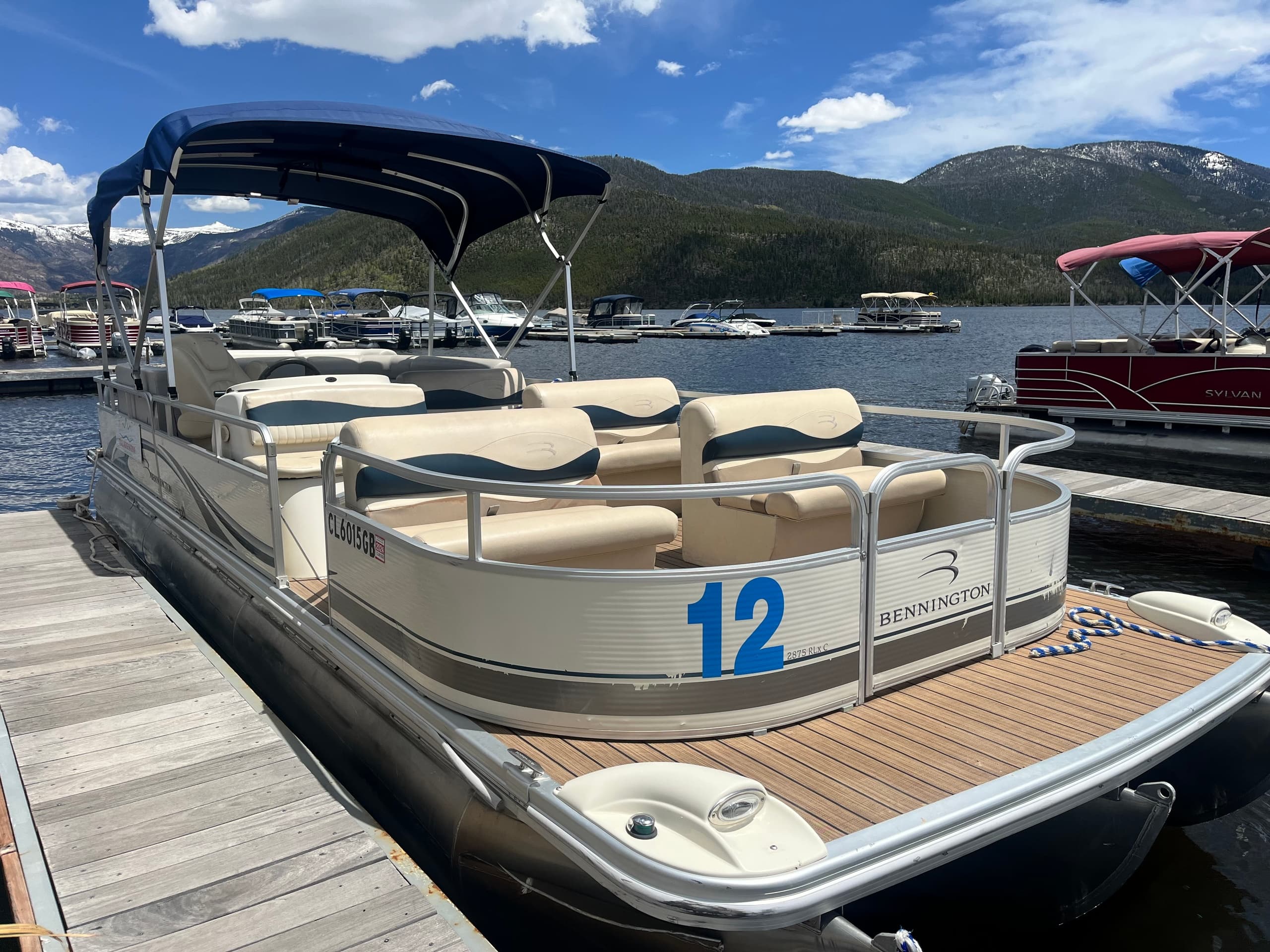 Private 28' Pontoon Adventure on Grand Lake, Colorado