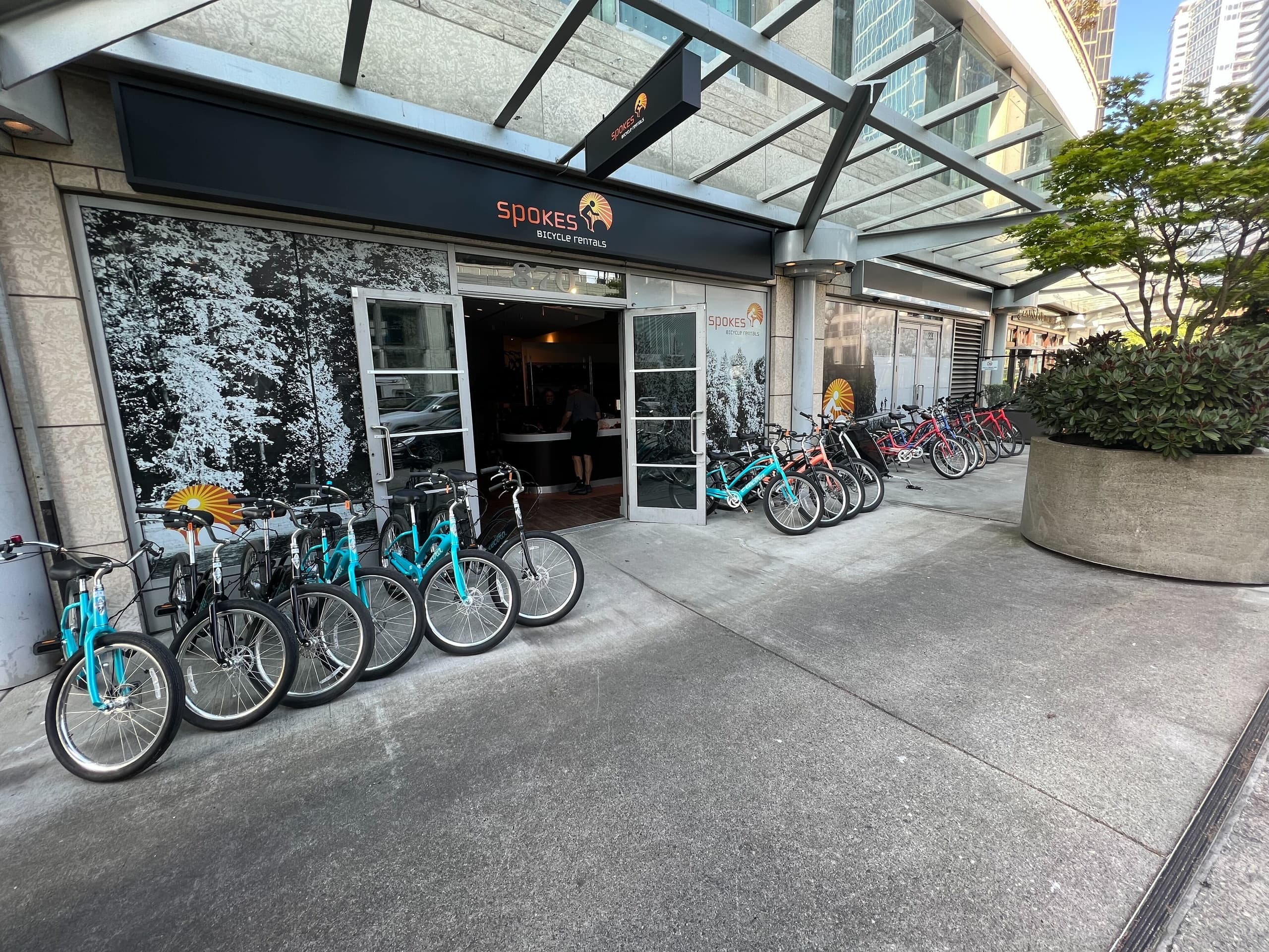 Bike Rentals & Group Rides at Canada Place by Spokes Bicycle Rentals