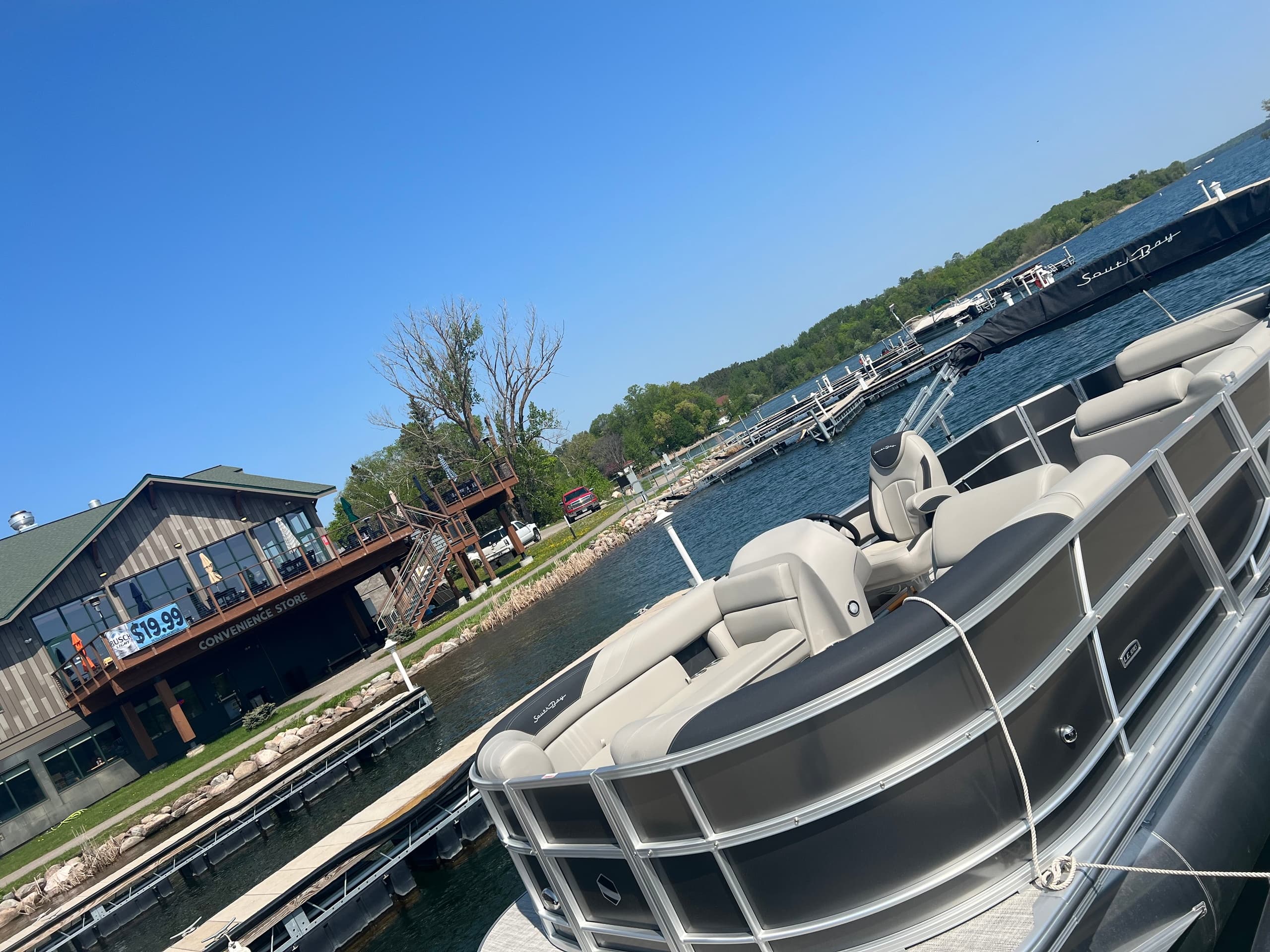 Southbay 224CR Pontoon Adventure on Leech Lake, Minnesota