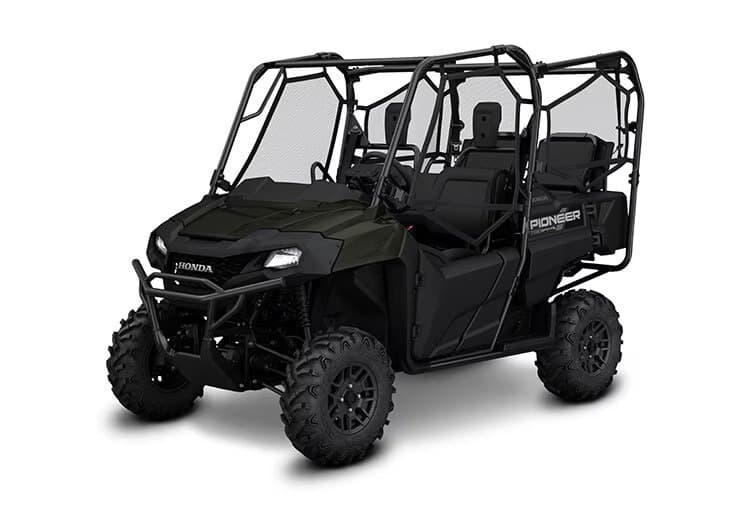 Rent the 2025 Honda Pioneer 700-4 Deluxe in Calgary: Four-Seater SxS for Work and Play