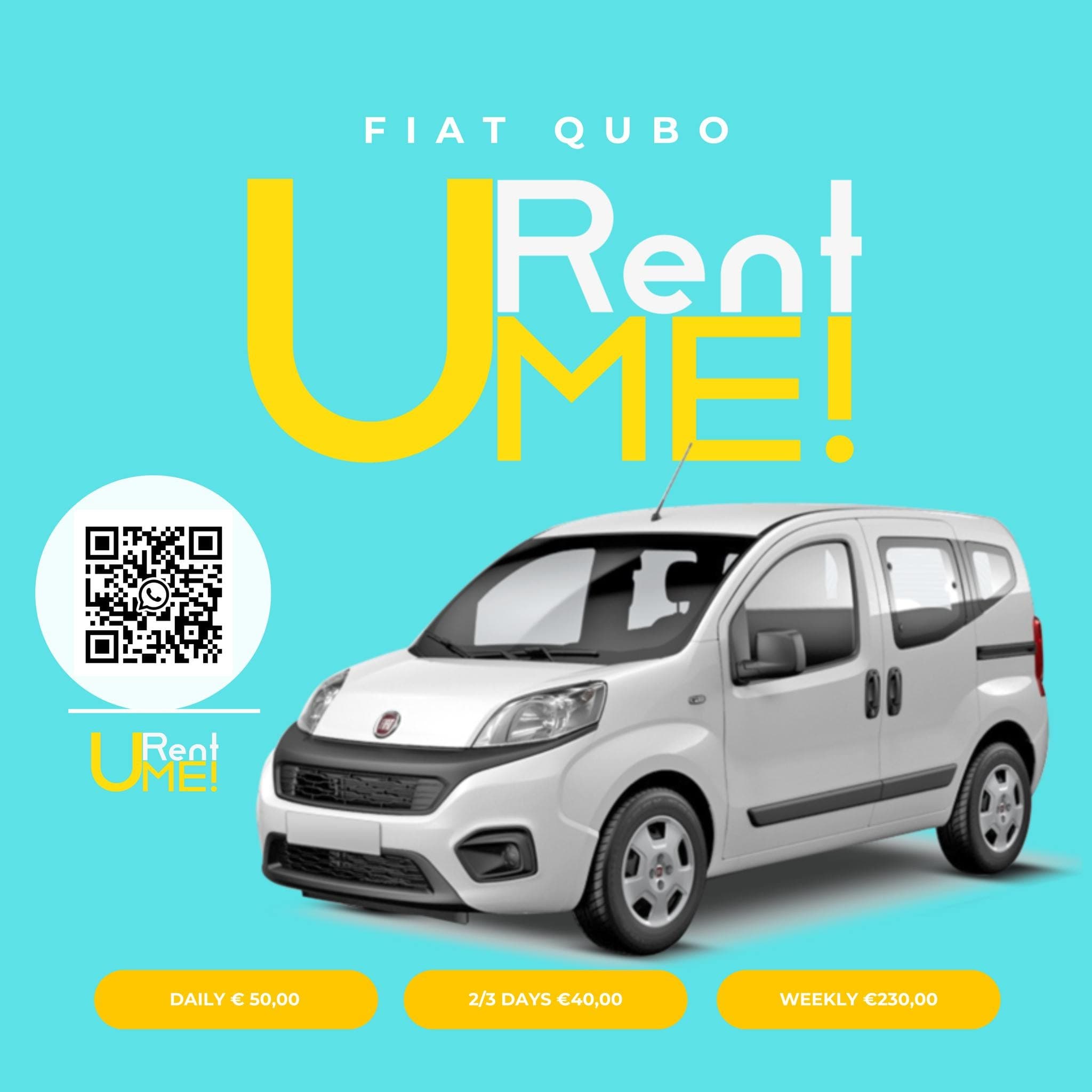 Vehicle Rentals in Naples with Fiat Doblò MAXI