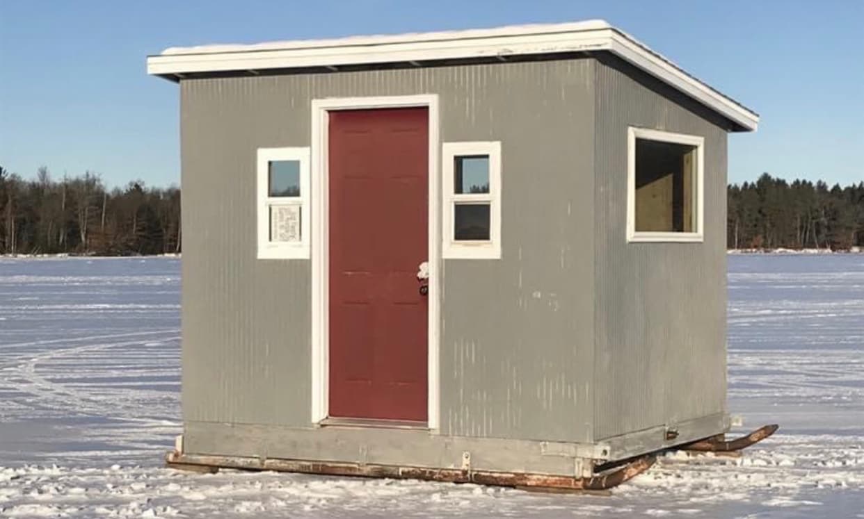 Winter Water Activities at Popp's Resort: Ice Shack Rental