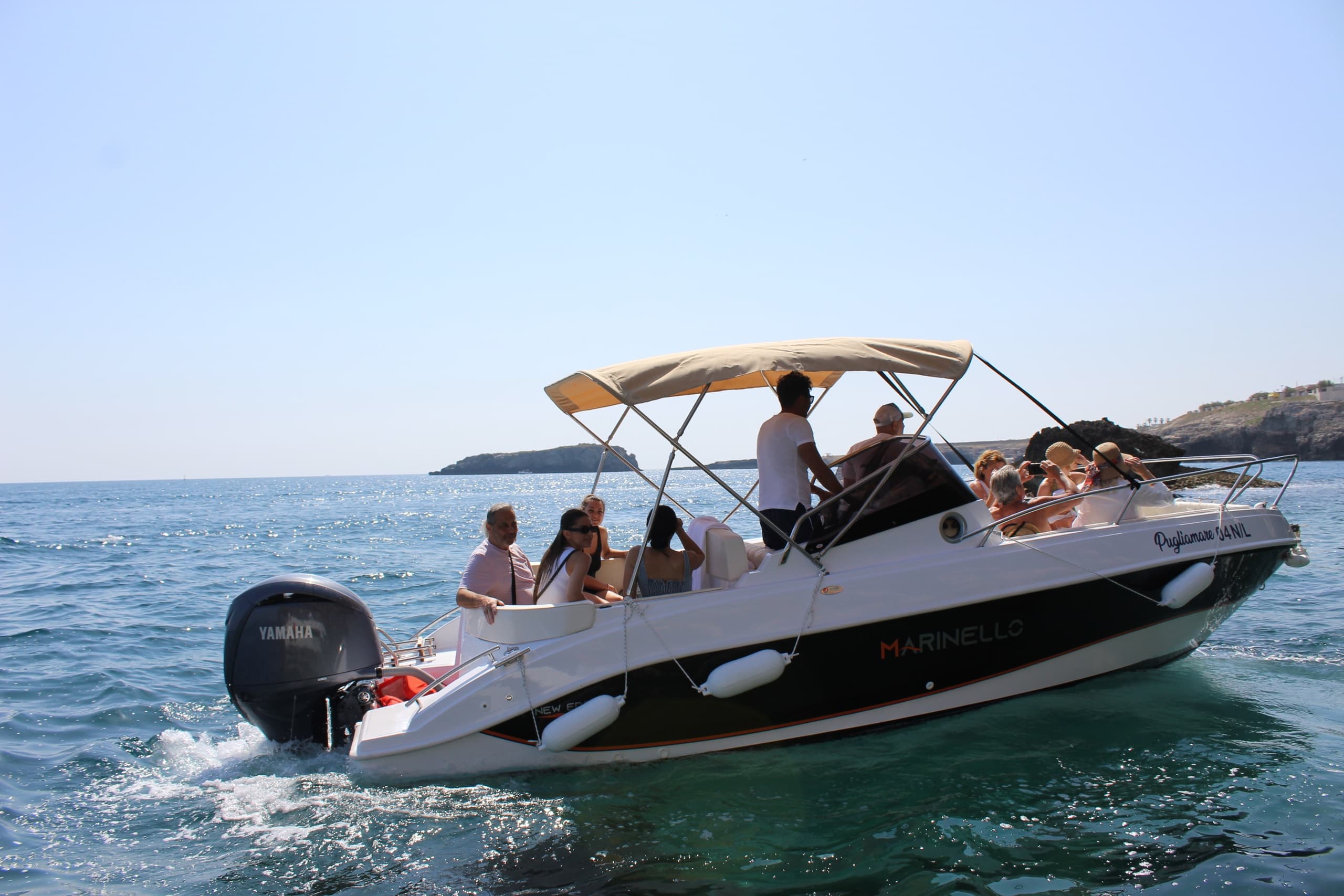 Polignano a Mare by Boat: Caves, Cliffs & Historic Alleys from Monopoli photo 1
