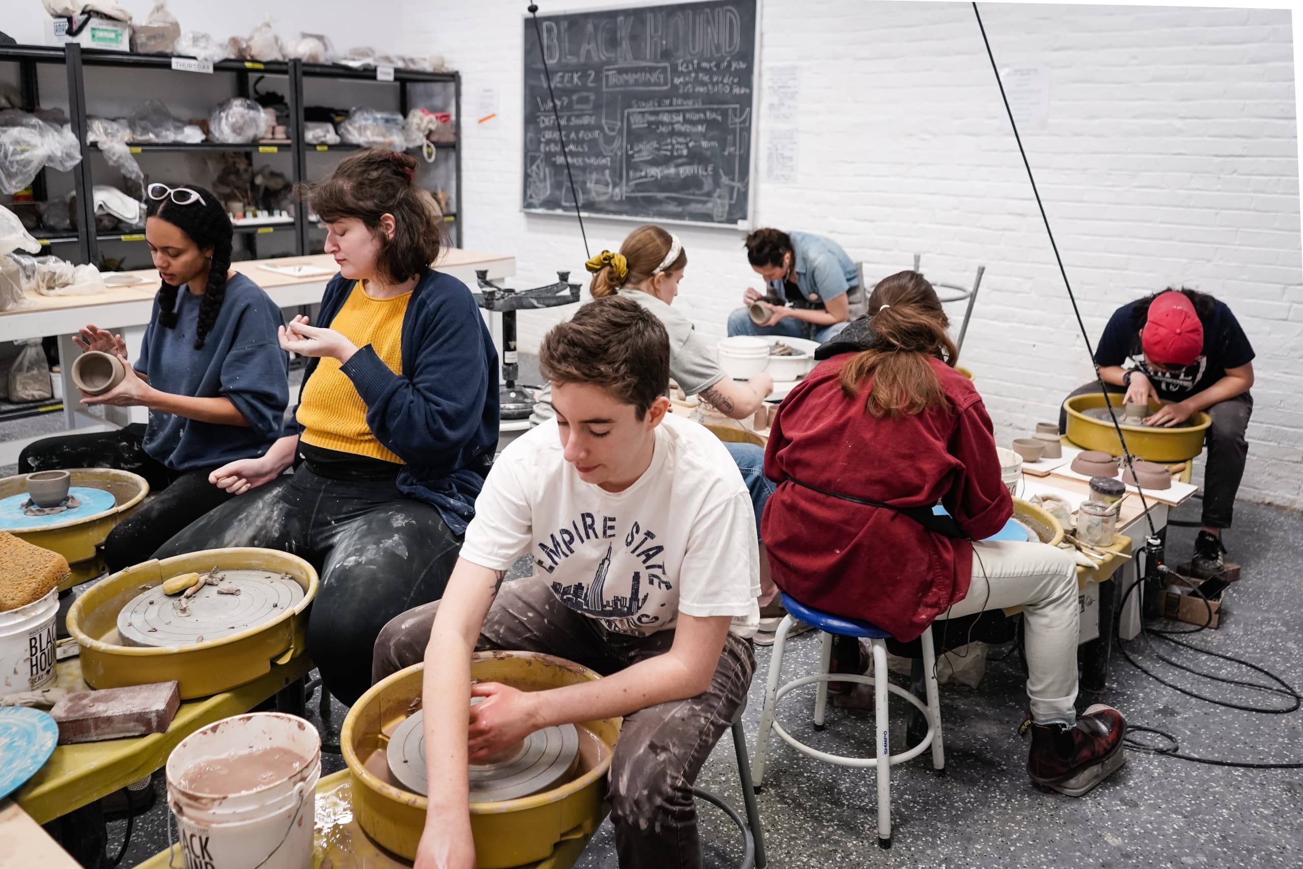 Pottery Workshop at Black Hound Clay Studio in West