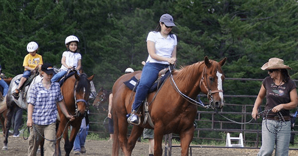 Mini Trail Rides at Okanagan Stables, Lake Country BC
